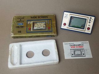 Nintendo Game & Watch Fire Boxed Rare Retro And Vintage 1980 