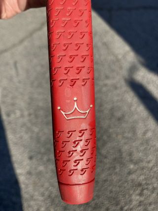 Titleist Scotty Cameron Red Baby T Putter Grip - Very Rare - Professional Pull