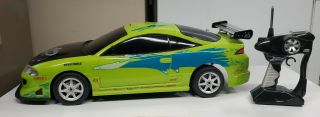 Rare Fast & Furious Mitsubishi Eclipse Paul Walker R/c Car 1:6 Scale /no Charger
