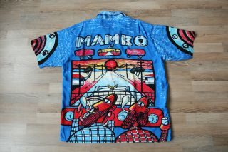 Mambo Loud Shirt Vintage Ned Kelly,  John the Baptist in a stolen truck Rare L 4