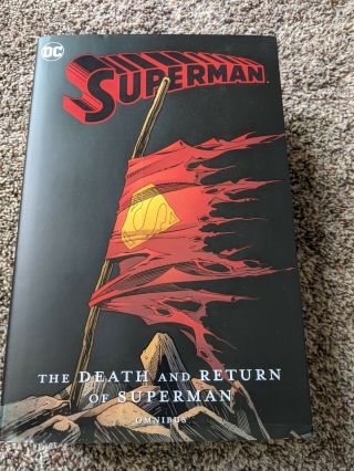 The Death And Return Of Superman Omnibus Rare Oop 2019 Dc