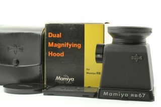 【 Rare Boxed 】 Mamiya Rb Dual Magnifying Hood 3x 5x For Rb67 From Japan