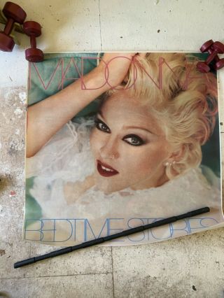 Madonna 1994 Bedtime Stories Rare Dura Tran Lightbox Poster Promo Jumbo 4 X 4
