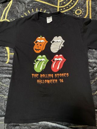 Vintage The Rolling Stones Halloween 2006 Live Concert Tour T Shirt Size S Rare