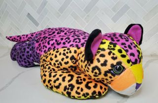 Rare Lisa Frank Hunter Cheetah Leopard Plush 2017 21 " Stuffed Cuddle Pillow