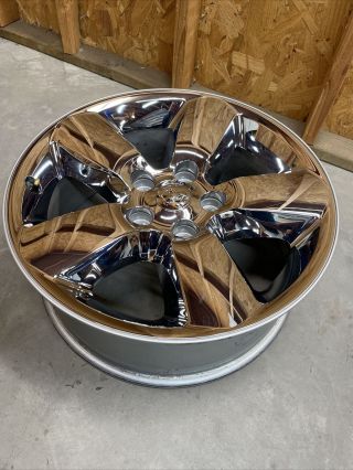 Rare 2014 - 2018 Dodge Ram 1500 20 " Chrome Clad Factory Oem Wheel Rim