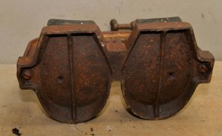 Rare cast iron Hydrosole Press cobbler shoe maker sole repair machine Paragon 6