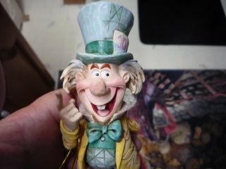 Disney Jim Shore Mad Hatter from Alice in Wonderland 5 