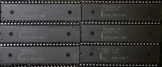 Vb Offers Acpt 7 X Intel P82c08 - 16 Dip Vintage Rare