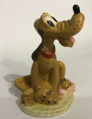 Rare Beswick Walt Disney Pluto Figure Gold Backstamp 1954 - 1965