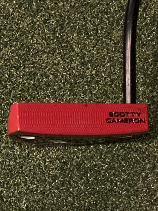 Rare red Titleist Scotty Cameron Select Golo Putter Right Hand 35 