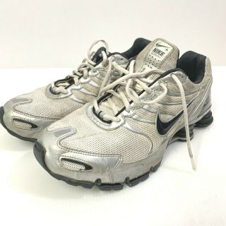 Rare Nike Shox Turbo,  Vi Grey White/black Mens Size 9.  5 Running Shoes 318161 - 101