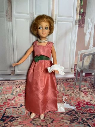 Vintage Tina Cassini Doll Oleg Cassini Dine N Dancer Strawberry Blonde Rare Exc
