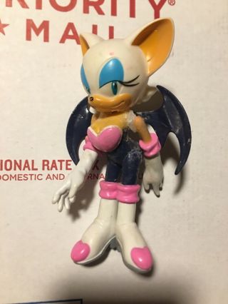 Rouge The Bat Sonic X Action Figure Rare Toy Island Toys R Us