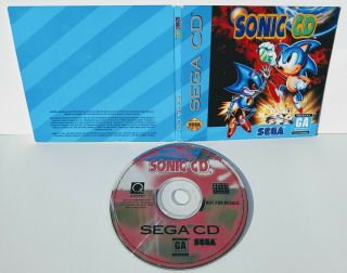Sega Cd Sonic The Hedgehog Rare Store Promo Variant Game Complete