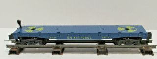 American Flyer,  24574,  US Air Force Jet Fuel Flat Car,  Rare,  C - 6,  Very good 3