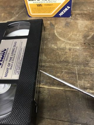 Night of the Living Dead VHS - Rare Early Media Release (1978) 5
