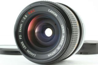 Dhl [rare " O " N Mint] Canon Fd 24mm F2.  8 S.  S.  C.  Ssc Wide Angle Lens From Japan