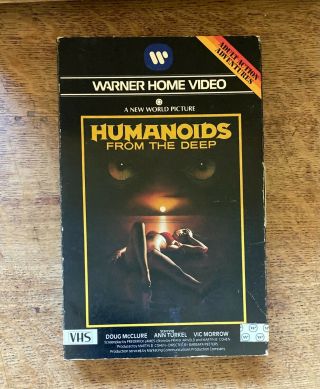 Humanoids From The Deep Rare Vhs Tape
