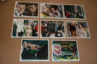 Circus Of Horrors (1960) - V.  Rare Orig.  Uk Lobby Card Set In Ex.  Cond.