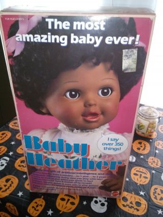 Mattel Baby Heather Doll 1987 Black African American Rare