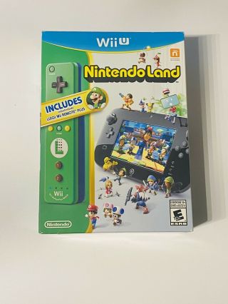 Nintendo Land [luigi Wii Remote Bundle] Rare