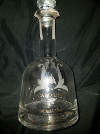 Cabo Uno Wabo Tequila Bottle (empty) Rare Sammy Hagar Limited Edition Vintage