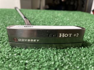 Rare Odyssey Tri Hot 2 Putter Left Handed W/headcover 30.  5” 02157