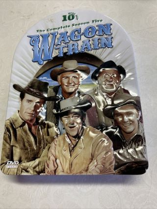 Wagon Train: Season Five (dvd,  2013,  10 - Disc Set,  Tin Case) “rare” Good