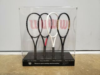 Roger Federer Limited Edition Mini Tennis Racket Set 591 / 1000 - Rare