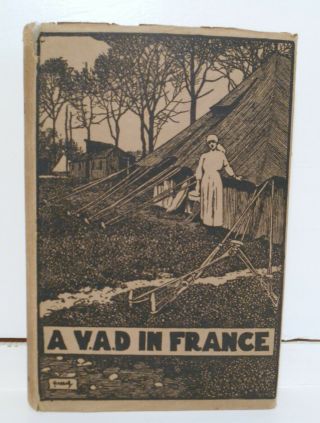 A V.  A.  D.  In France.  Dent.  1st Editon.  Rare Dust Jacket