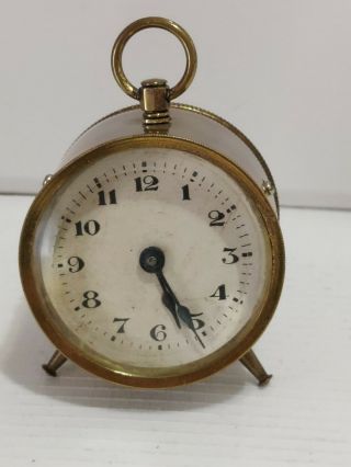Rare Antique Vintage Ansonia Bee Travel Clock C1880 York