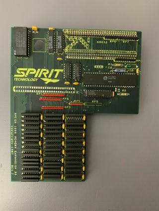 Spirit Board - 1.  5 Mb Memory Expansion For Amiga 1000 - Rare -