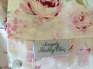 4 Rare Gorgeous Rachel Ashwell Simply Shabby Chic Rosalie Floral Curtain Panels 4
