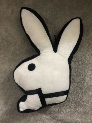Rare Playboy Pillow Bunny Shaped (white/black) Priority