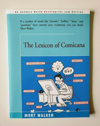 The Lexicon Of Comicana By Mort Walker (2000,  Trade Paperback) Rare