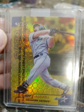 1999 Topps Finest Gold Refractor 230 Jeff Bagwell Sn 