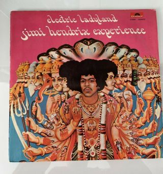 Rare Jimi Hendrix Electric Ladyland Vinyl Double Lp Mexico Axis Cover Art 1969