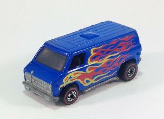 Read First Rare Hot Wheels Red Line Enamel 1975 Blue Cutoff Canyon Van Restored