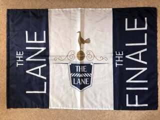 Tottenham Hotspur V Manchester United 14/05/2017 The Lane The Finale Rare Flag