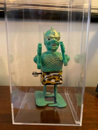 Rare Ca.  1960 Marx 5.  75 " Son Of Garloo Wind Up Walking Space Monster -