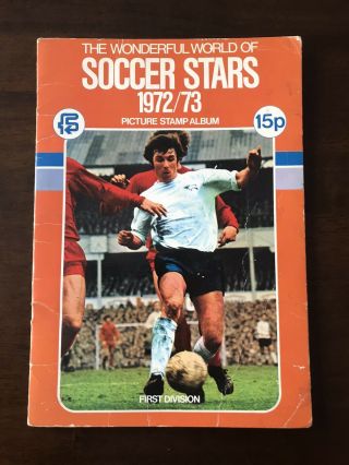 Fks Soccer Stars Football Sticker Album 72/73 Vintage Full Rare Complete Vgc