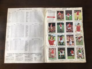 FKS Soccer Stars Football Sticker Album 72/73 Vintage Full Rare Complete VGC 2