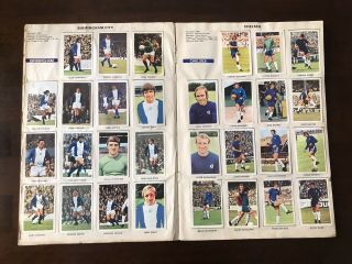FKS Soccer Stars Football Sticker Album 72/73 Vintage Full Rare Complete VGC 3