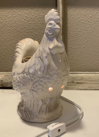 SCENTSY CHANTECLER ROOSTER WARMER RUSTIC LARGE RETIRED FARMHOUSE RARE 2