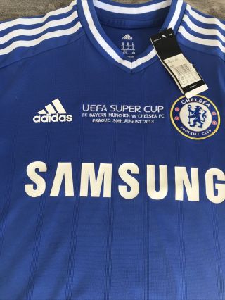 Chelsea FC Football Shirt UEFA CUP 2013 Bnwt.  Rare Tech Fit 3