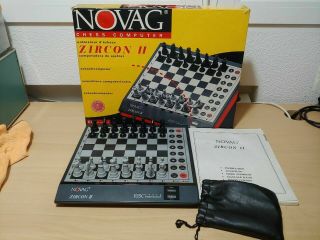 Rare Vintage Novag Zircon Ii 9403 Chess Computer Risc Style Technology Read Desc