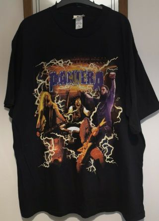 Pantera Reinventing The Steel Tour Rare Vintage T - Shirt From 2001 Xl