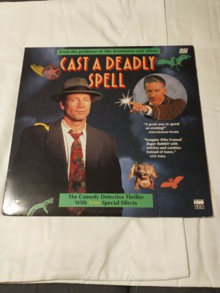 Cast A Deadly Spell Laserdisc Rare And Oop Htf Hbo Video No Dvd Or Blu Ray