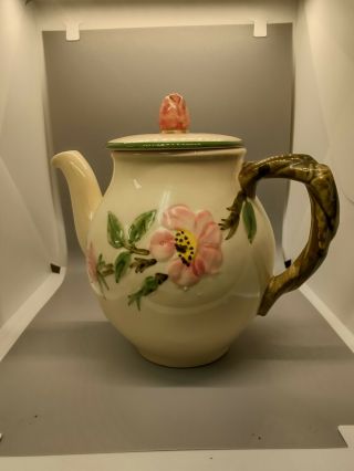 Rare Vintage Franciscan Desert Rose (made In Usa) Individual Coffee Pot
